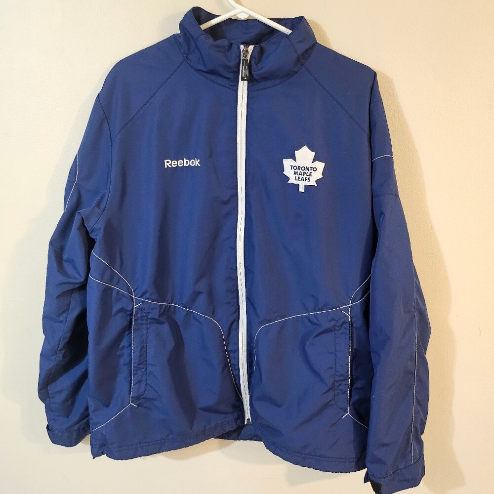 Rebook Center Ice Men's Toronto Maple Leafs Track Jacket - Size S